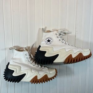 Converse Run Star Motion High Platform black and brown size 8